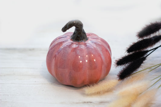 Blush Autumn Ceramic Pumpkin