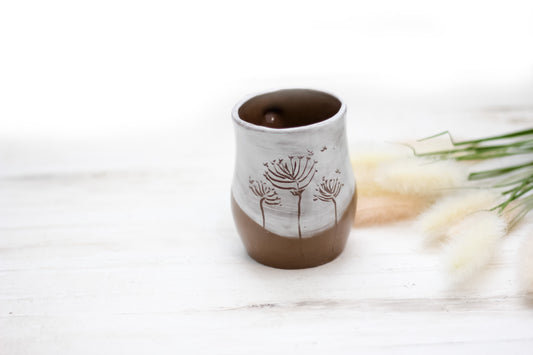 Dandelion Breeze Sgraffito Mug