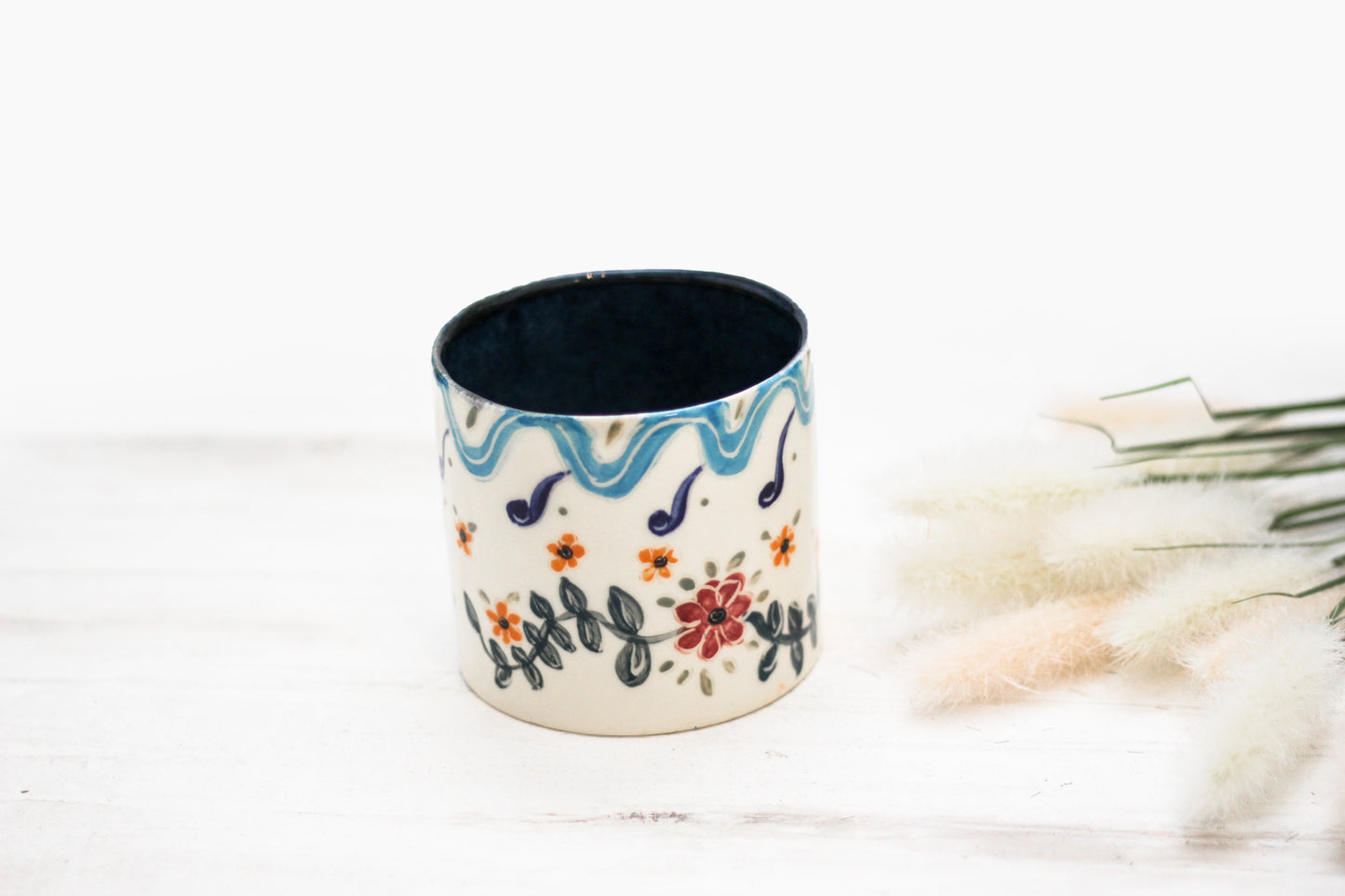 Floral Harmony Soup Mug