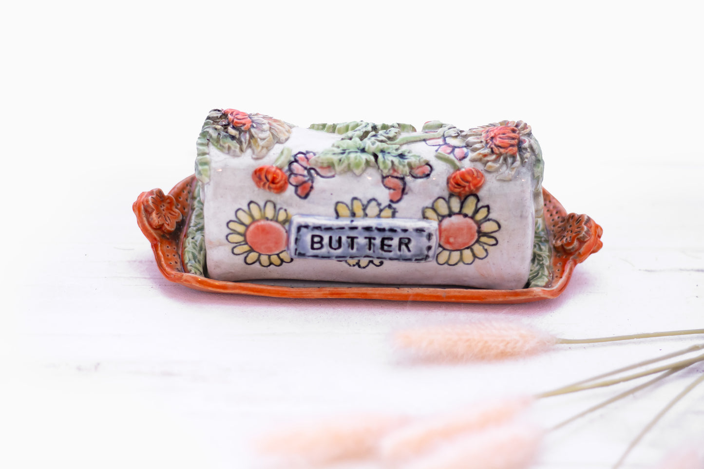 Garden Blooms Butter Dish