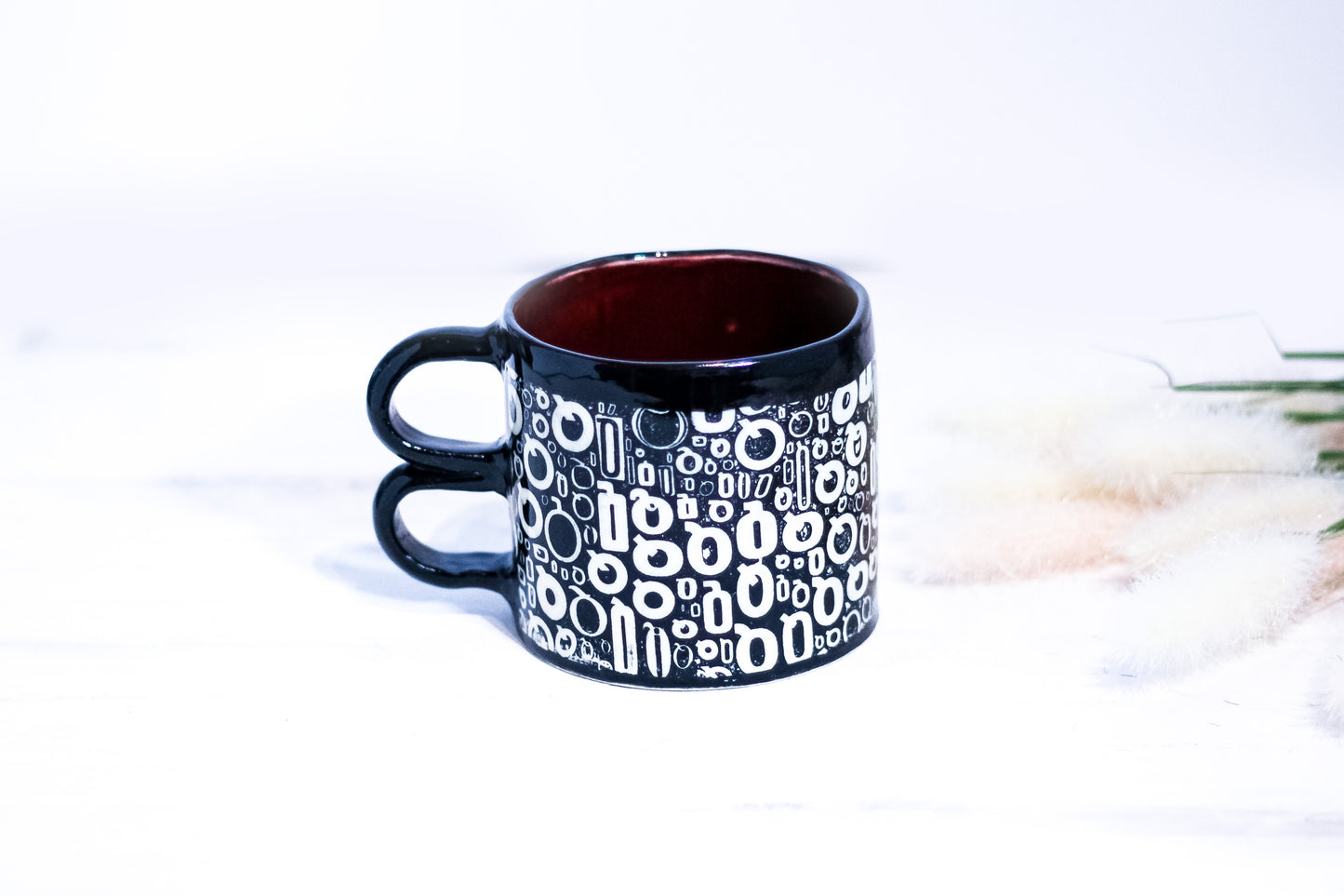 Retro Letterpress Soup Mug