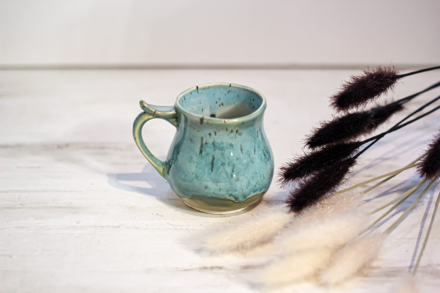 Teal Speckle Artisan Mug