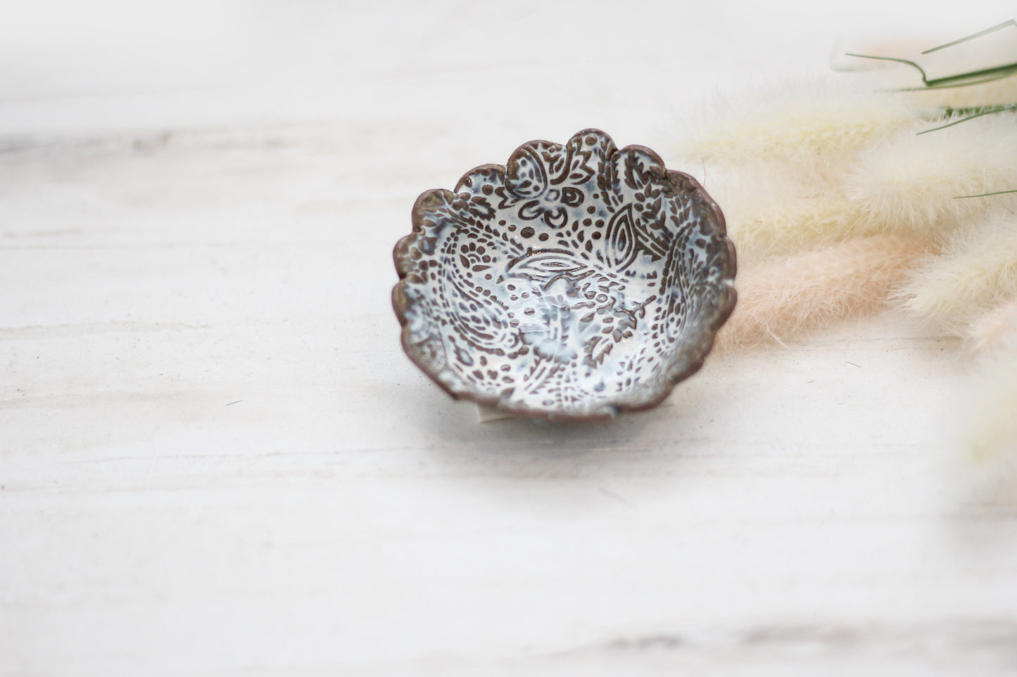 Vintage Lace Trinket Dish